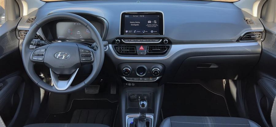 Interior do Hyundai HB20 2023