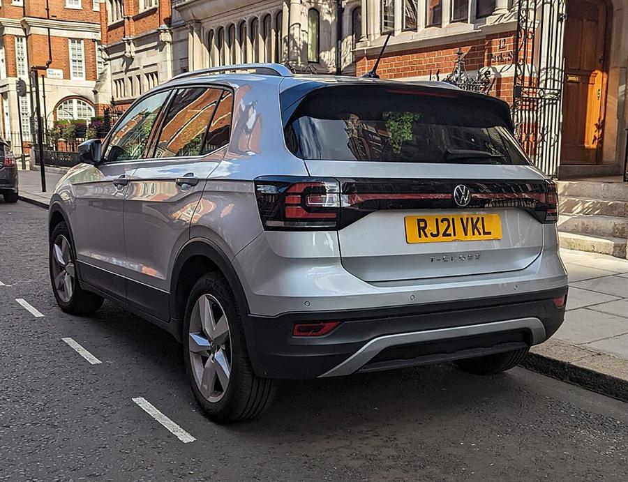Lateral do Volkswagen T-Cross 2021