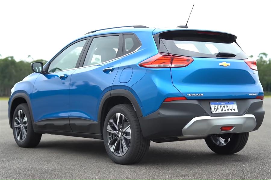 Lateral do Chevrolet Tracker 2019